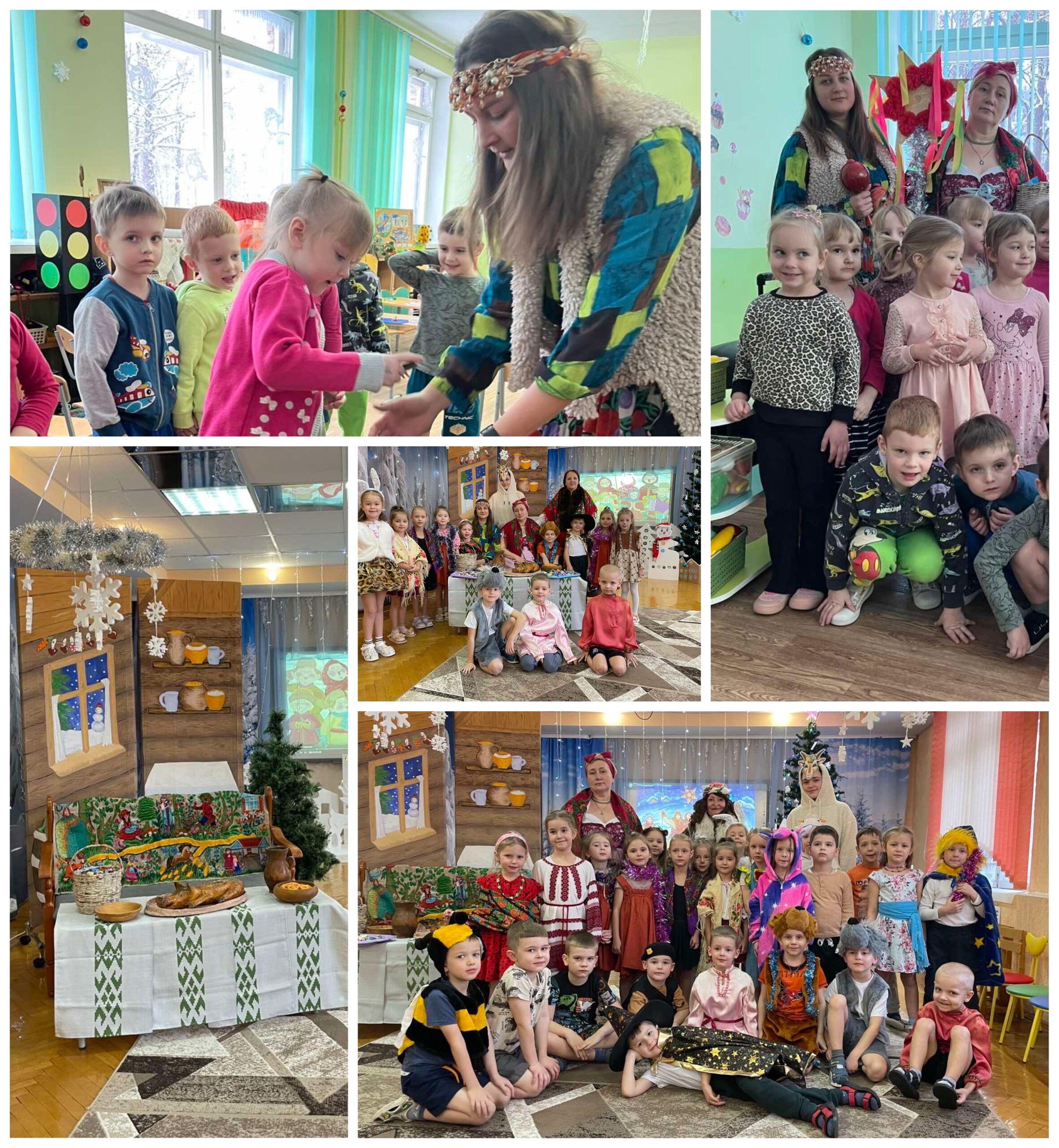 <p>КАЛЯДА,КАЛЯДА!!!<br />В нашем  учреждении прошел праздник «Как на калядкi, блiны  i аладкі». Праздник начался в первой половине дня, где «Каляда» приходила в гости, дети пели песни, читали стихи, водили с гостями хоровод. Во второй половине дня состоялось развлечение для воспитанников старших групп. В гости к детям пришла и коза и Баба Яга, которая забавляла детей, устраивала им конкурсы и праздничные танцы. Ну и какой же праздник без угощения, каждый получил угощение и массу эмоций. </p>